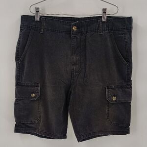 BKC Original Size 36 Mens Cargo Shorts Black